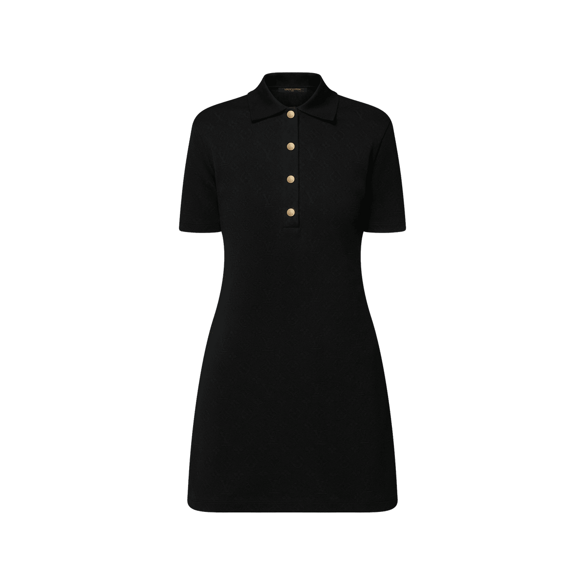 Women's Monogram Cotton Piqué Polo Dress