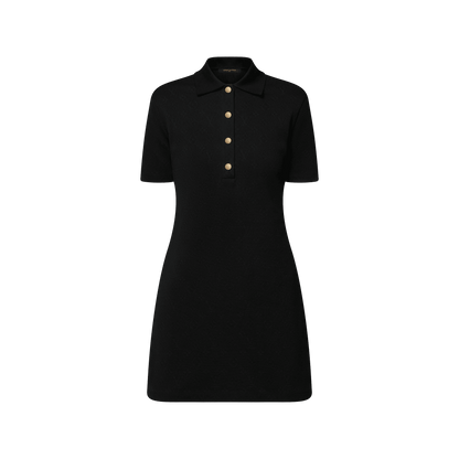 Women's Monogram Cotton Piqué Polo Dress