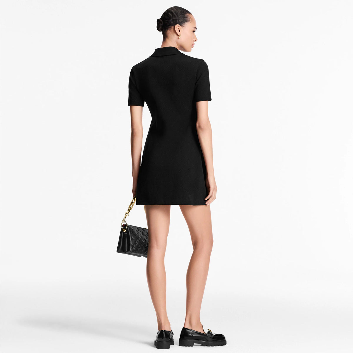Women's Monogram Cotton Piqué Polo Dress