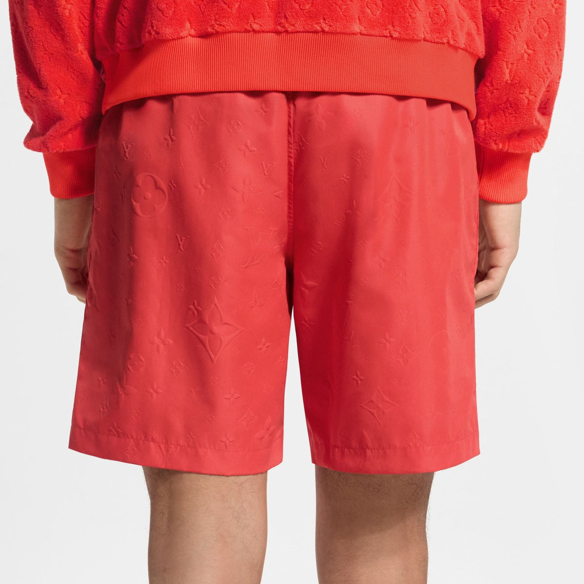 Men's Embossed Monogram Swimshorts