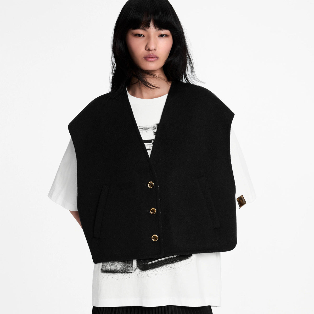 Women's Monogram Scarf Gilet