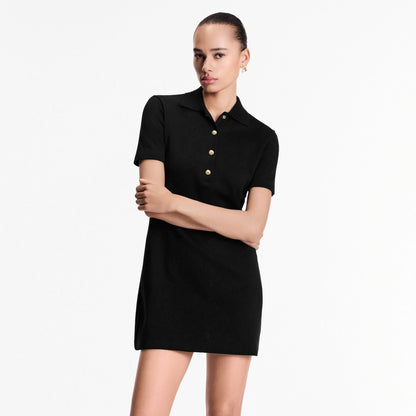 Women's Monogram Cotton Piqué Polo Dress