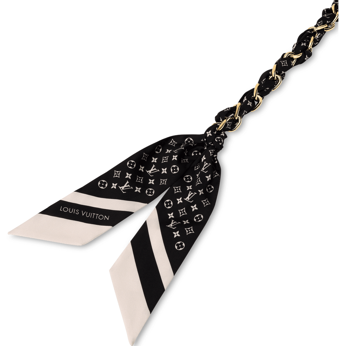 Women's Monogram Silhouette Foulard Tresse Belt