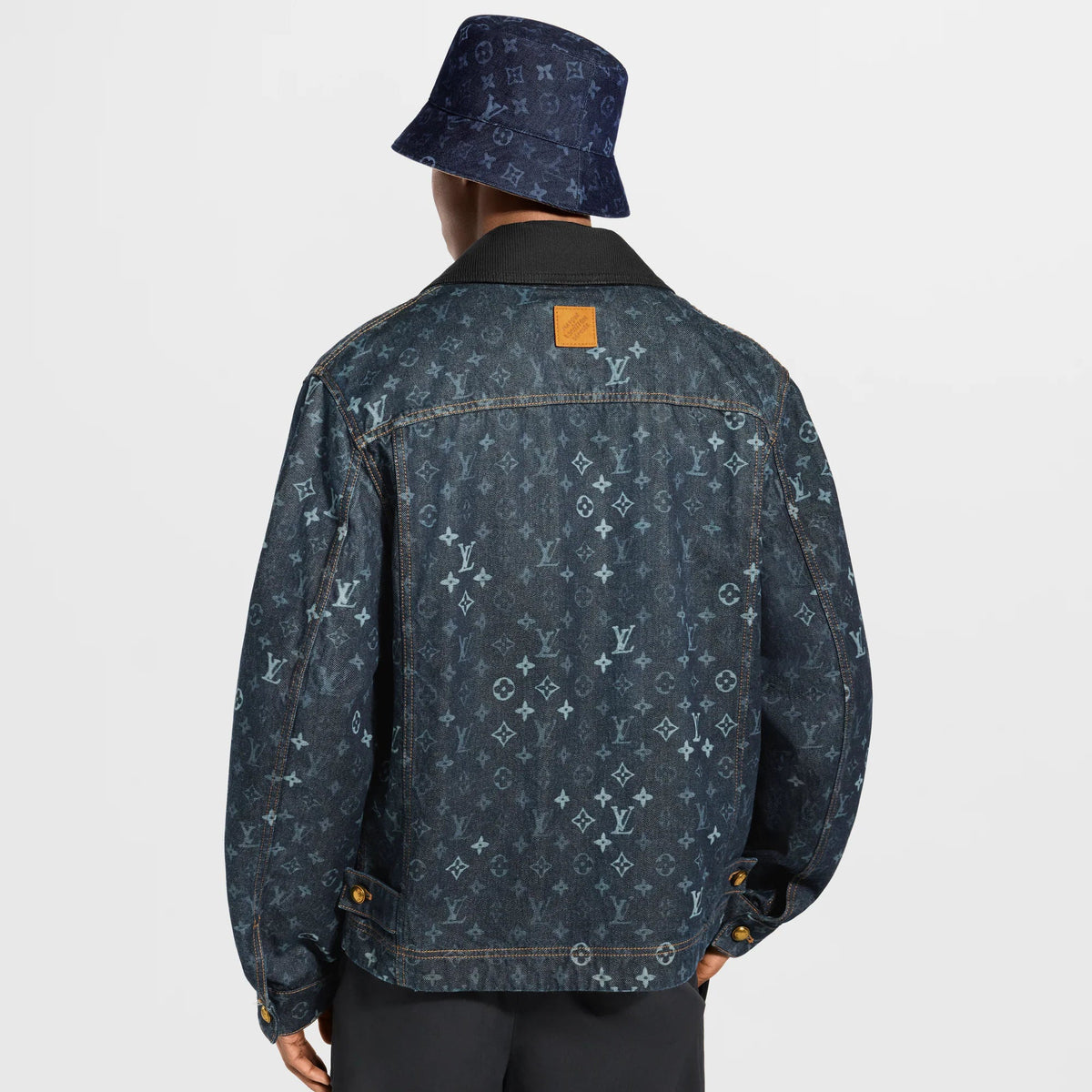 Men's Monogram Denim Workwear Jacket