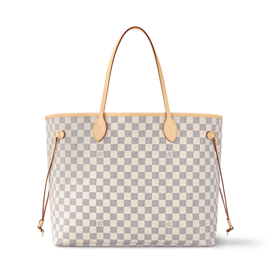 Women's Neverfull GM Damier Azur Canvas Tote Bag N40601