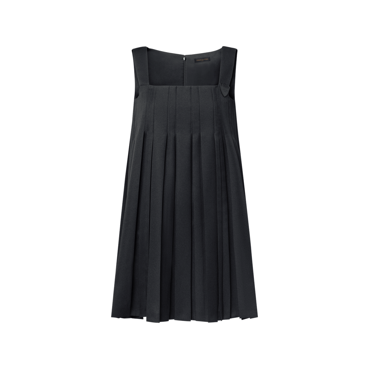 Women's Pleated Square Neck Babydoll Dress