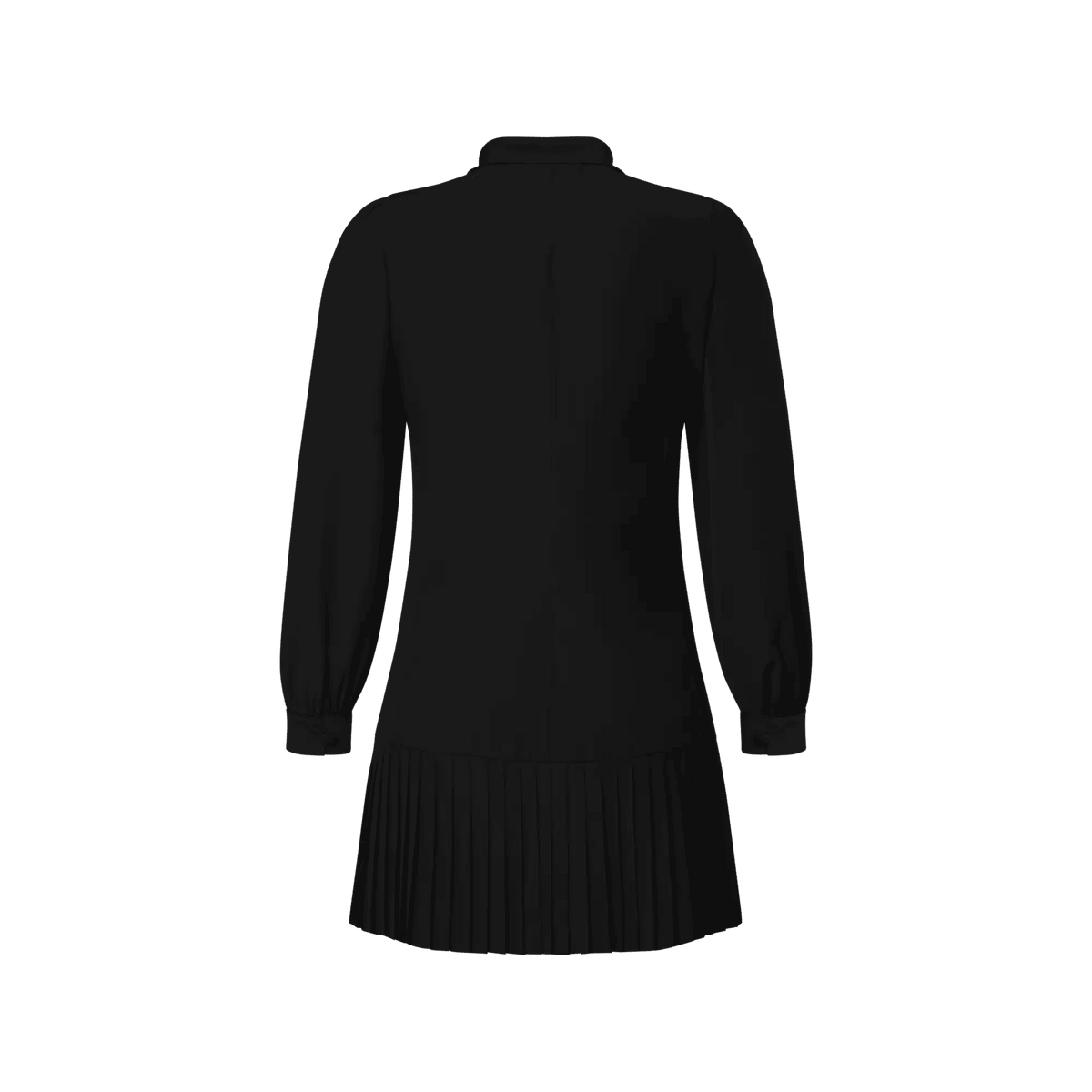Women's Pleat Hem Lavalière Dress