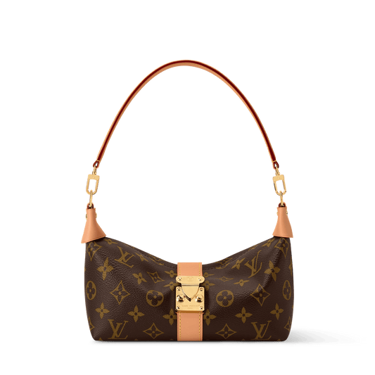 Pochette Mia Coated Canvas Gold-Toned Hardware
