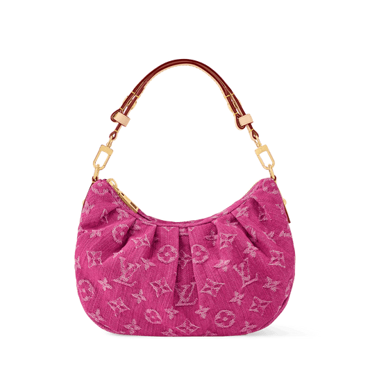 Women's Pochette Valley Fuchsia Denim Monogram Nano Bag