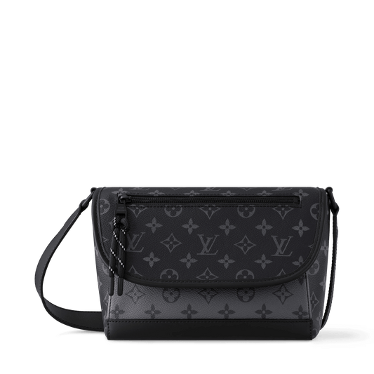 Men's Pulse Messenger Monogram Eclipse