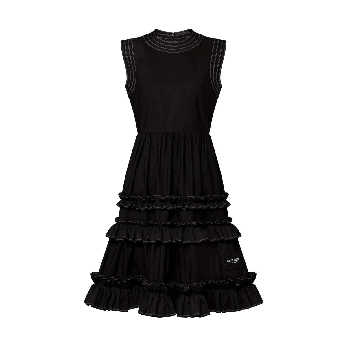 Women's Ruffle Trim Dress