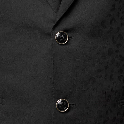 Men's Satin Single-Breasted Wool Jacket