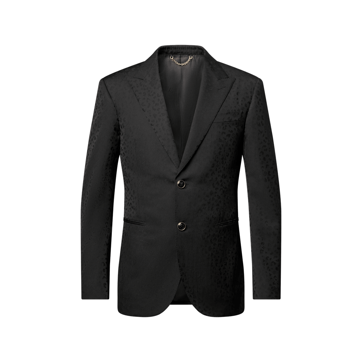 Men's Satin Single-Breasted Wool Jacket
