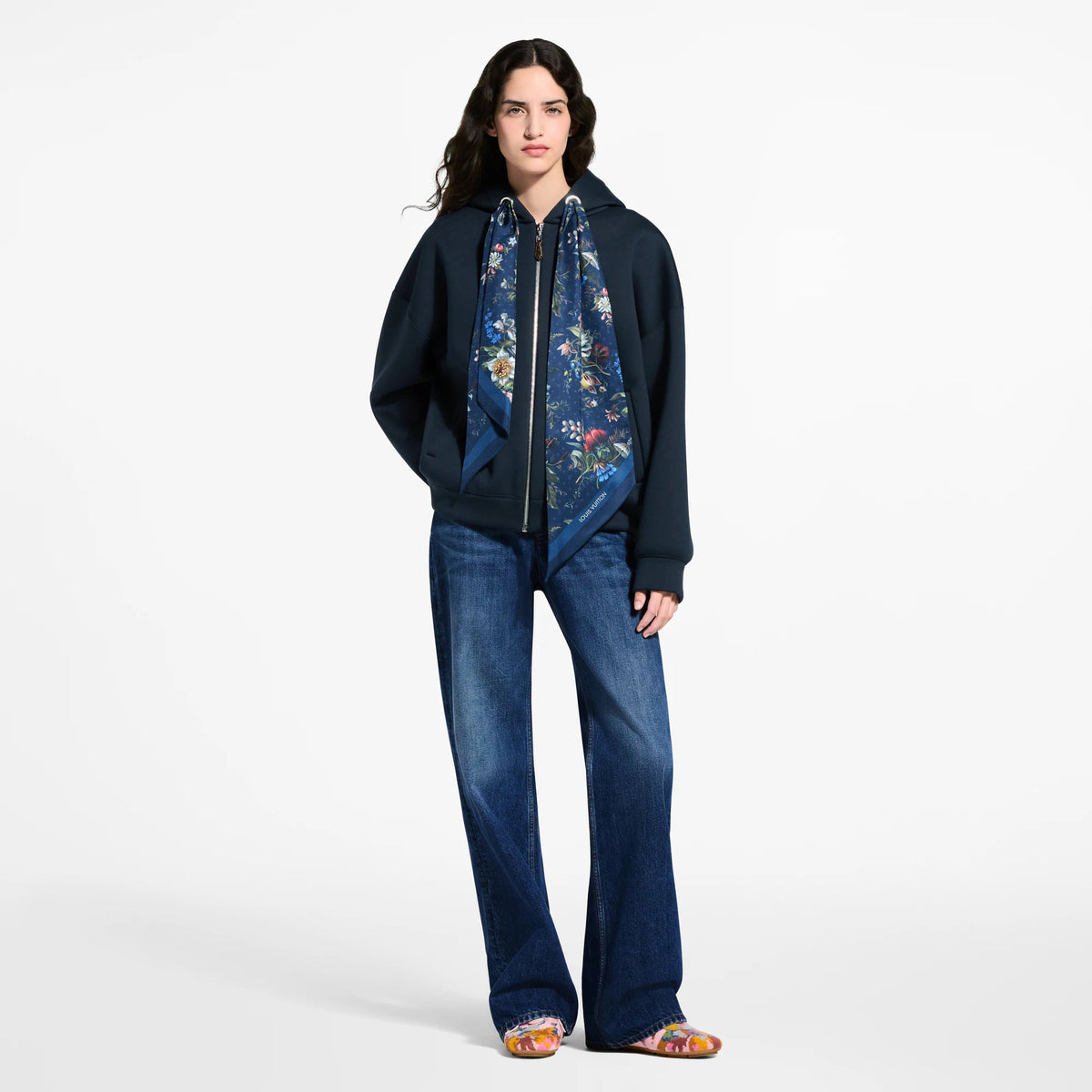 Women's Scarf Detail Hoodie