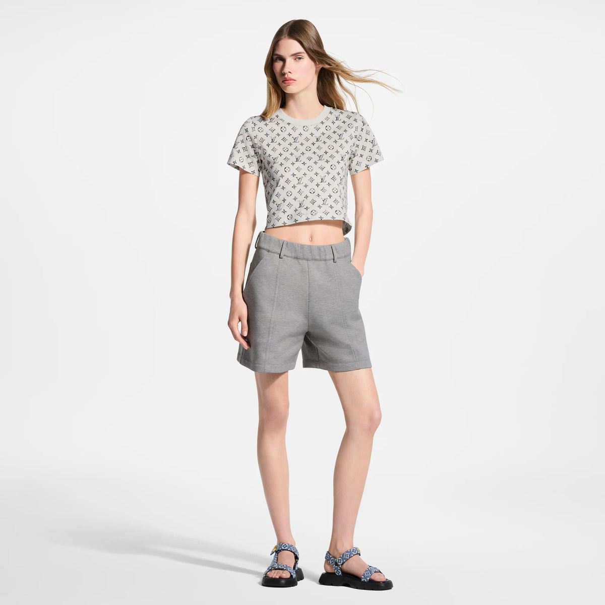 Women's Seam Detail Jersey Shorts