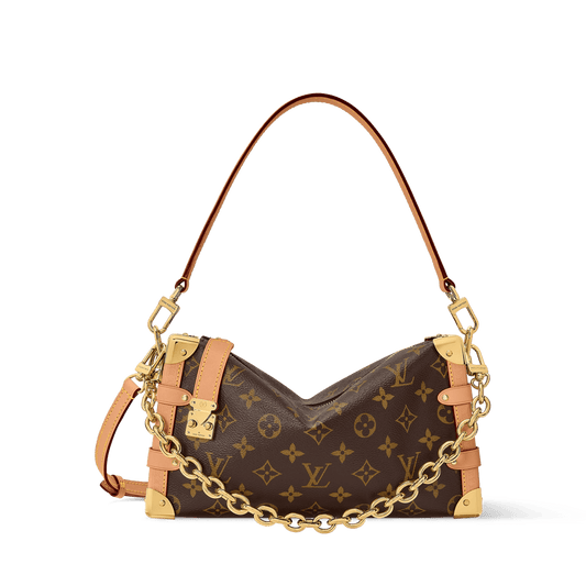 Women's Side Trunk MM East West Monogram Canvas Shoulder Bag