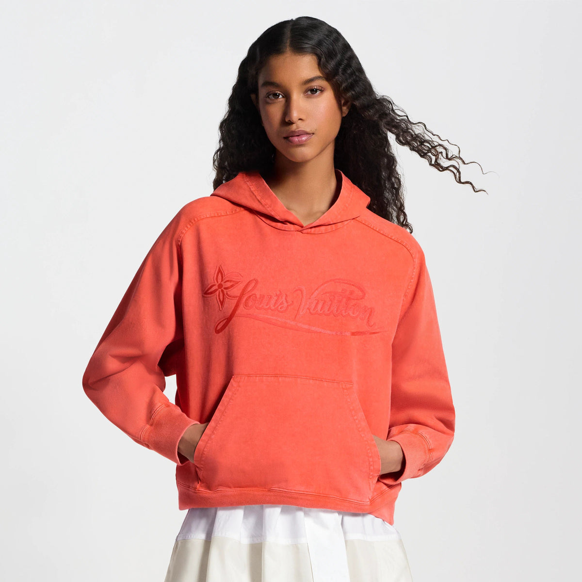 Women's Signature Print Overdyed Hoodie