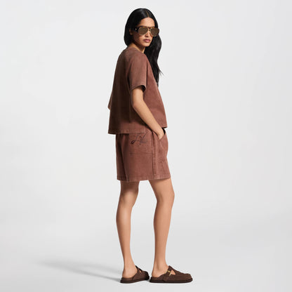 Women's Signature Print Overdyed T-Shirt