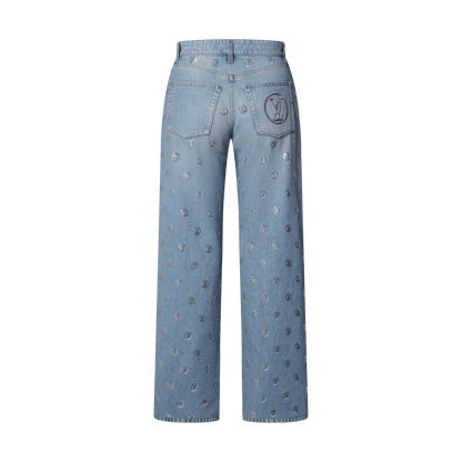 Women's Signature Sequin Straight Jeans