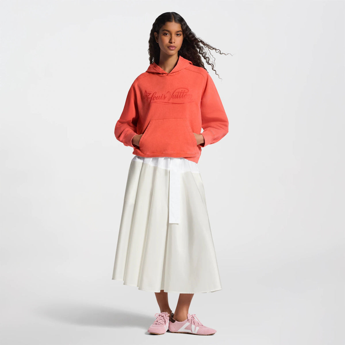 Women's Signature Print Overdyed Hoodie