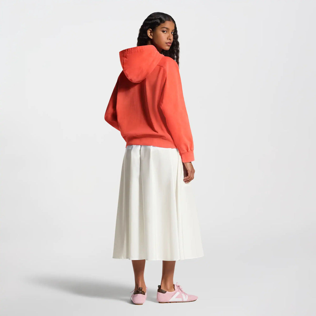 Women's Signature Print Overdyed Hoodie