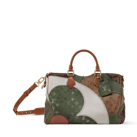 Men's Speedy 40 Bandoulière Bag Khaki
