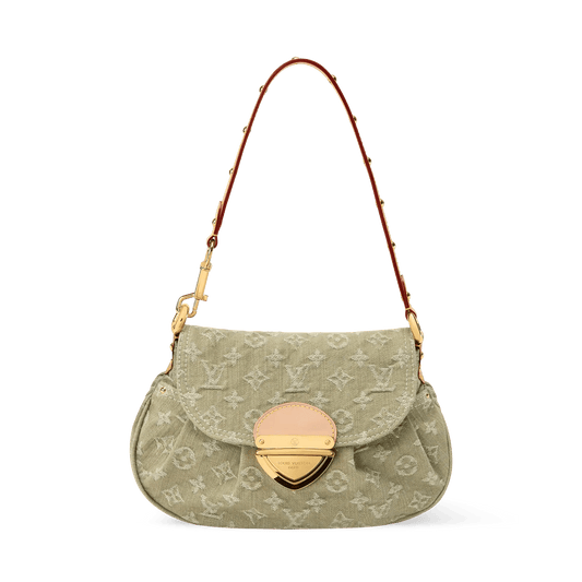 Sunset Khaki Denim Gold-Toned Hardware