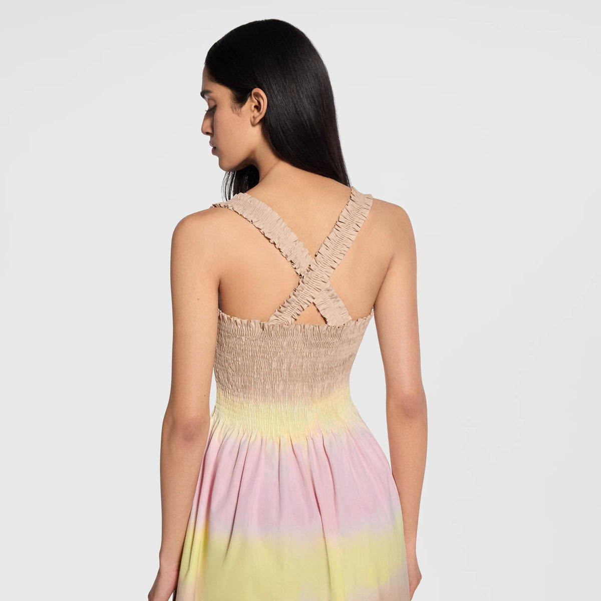 Women's Tie Dye Smocked Dress