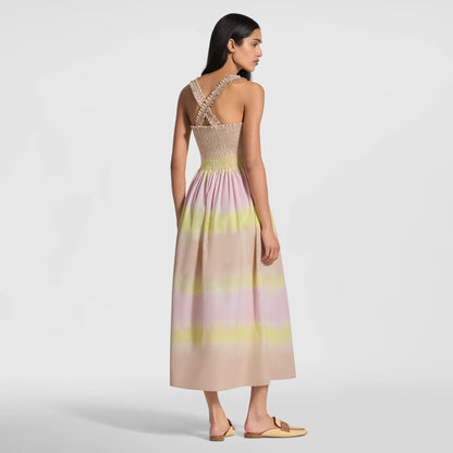 Women's Tie Dye Smocked Dress