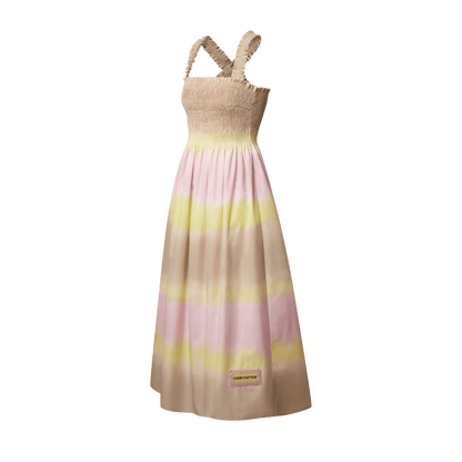 Women's Tie Dye Smocked Dress