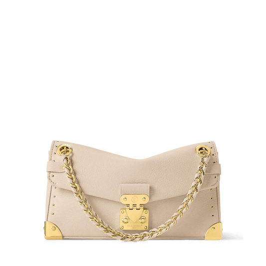 Women's Trunkie East-West Calfskin Leather Almond Baguette Bag