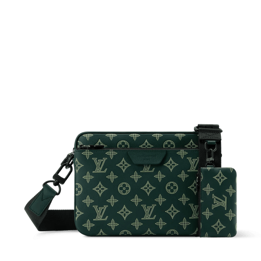 Men's Trio Messenger Forest Green