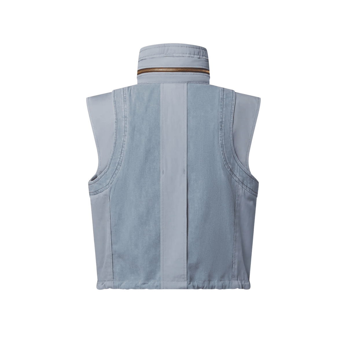 Women's Washed Denim Utility Gilet
