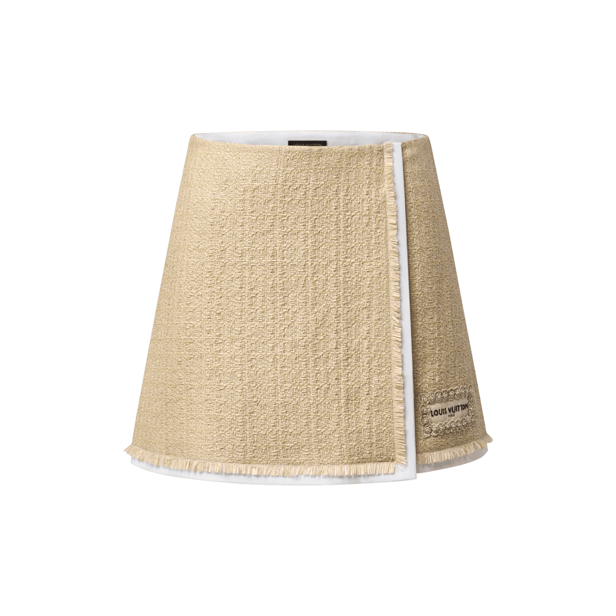 Women's Woven-Effect Tweed Mini Skirt