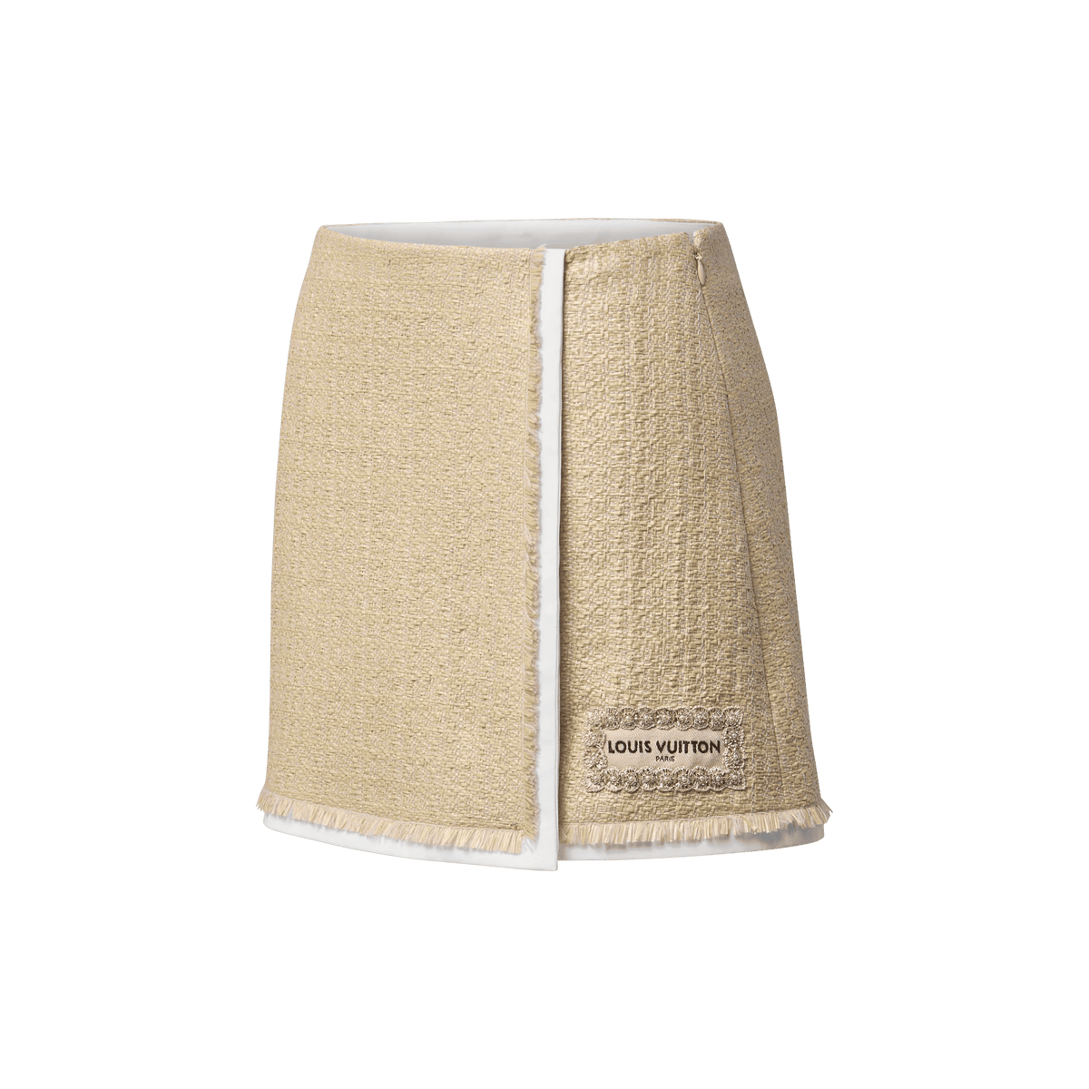 Women's Woven-Effect Tweed Mini Skirt