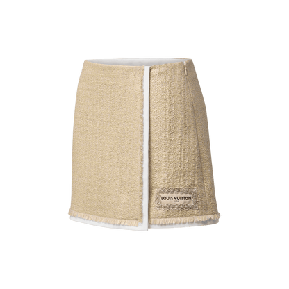 Women's Woven-Effect Tweed Mini Skirt