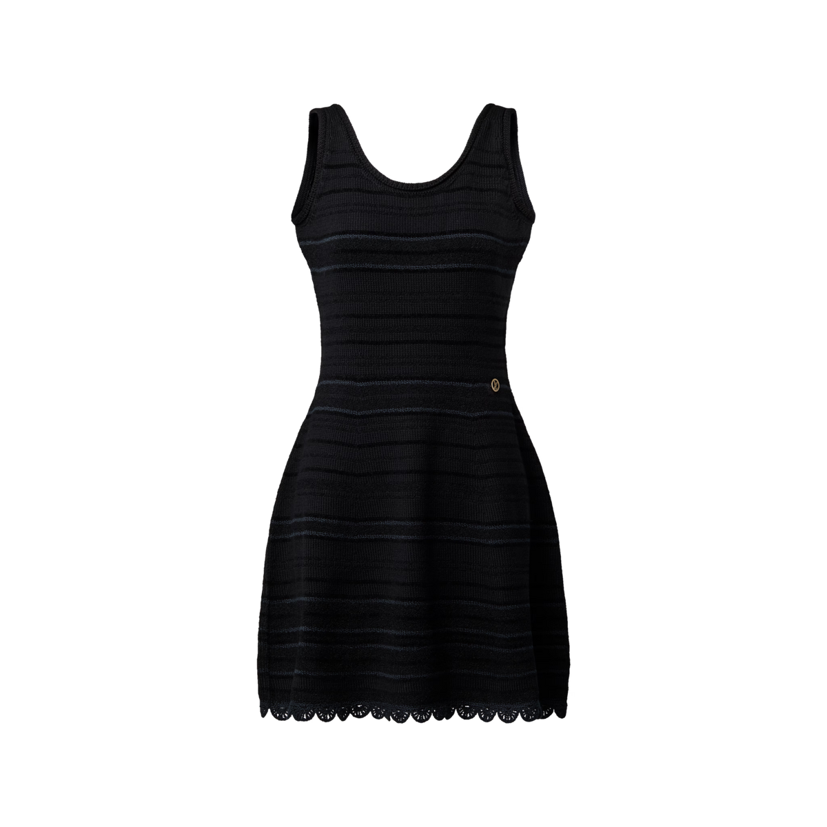 Women's Scoop Back Striped Dress