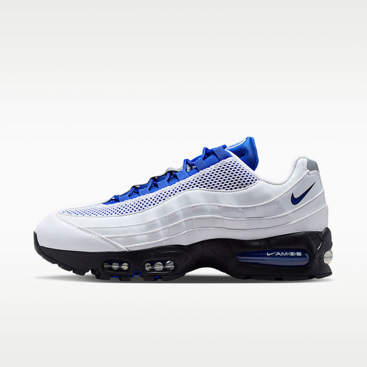 Air Max 95 Big Bubble Men's Shoes White/Black/Metallic Silver/Racer Blue