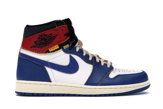 AJ1 Retro High Union Los Angeles Blue Toe Sneakers