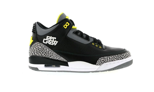 Retro AJ 3 Oregon Ducks Pit Crew Black