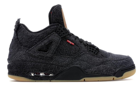 AJ4 Retro Levi's Black Sneakers