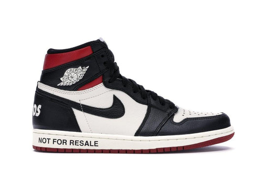 AJ1 Retro High "Not for Resale" Varsity Red Sneakers
