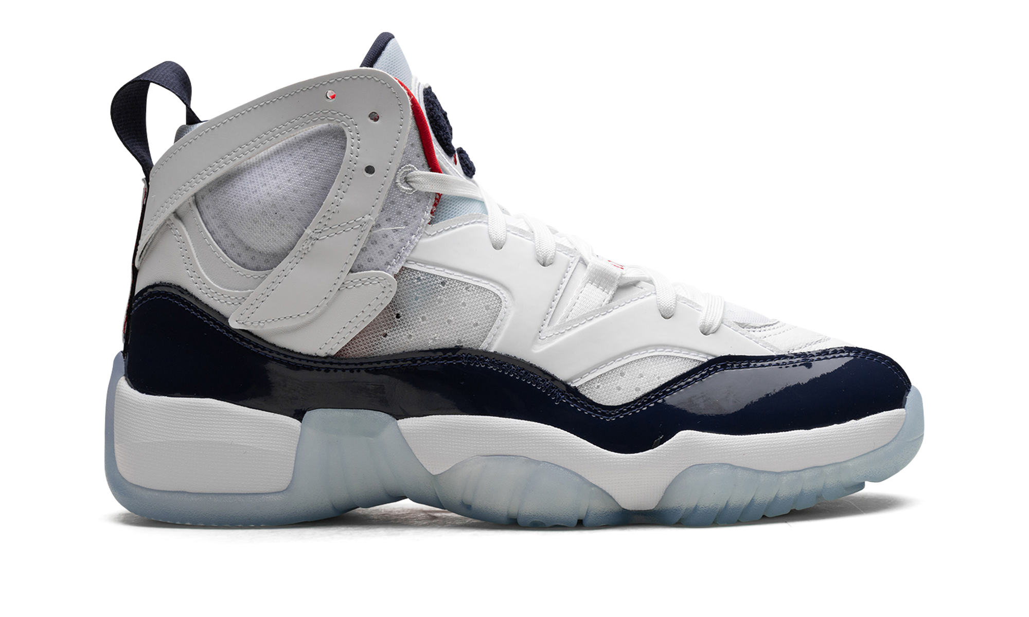 Jumpman Two Trey "White / Navy / University Red"