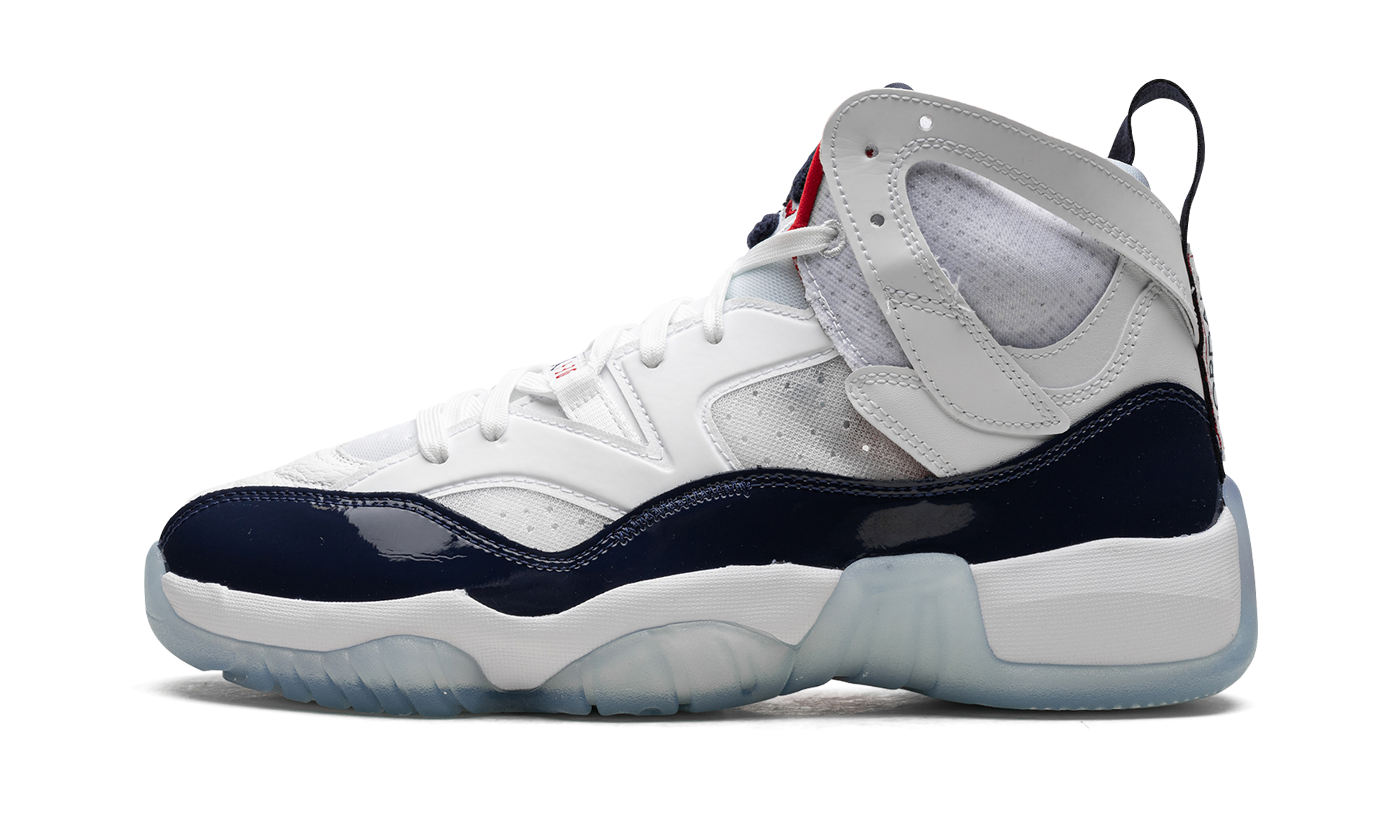 Jumpman Two Trey "White / Navy / University Red"