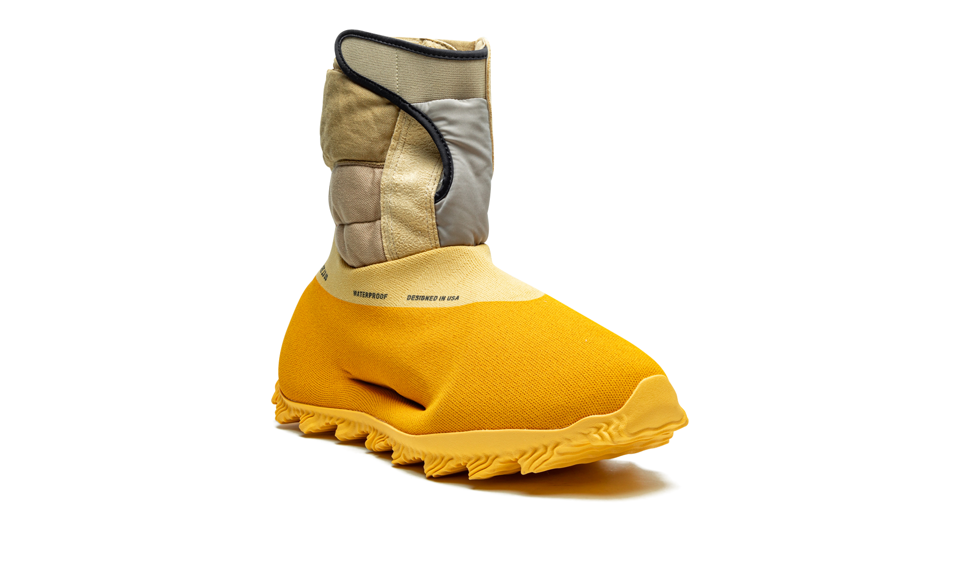 Knit Runner Boot "Sulfur"