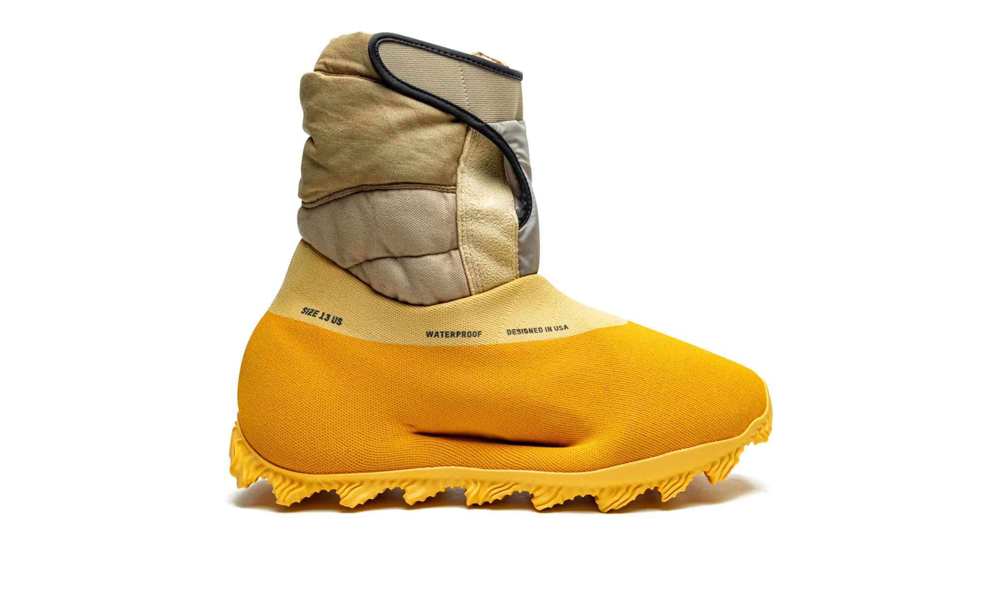 Knit Runner Boot "Sulfur"