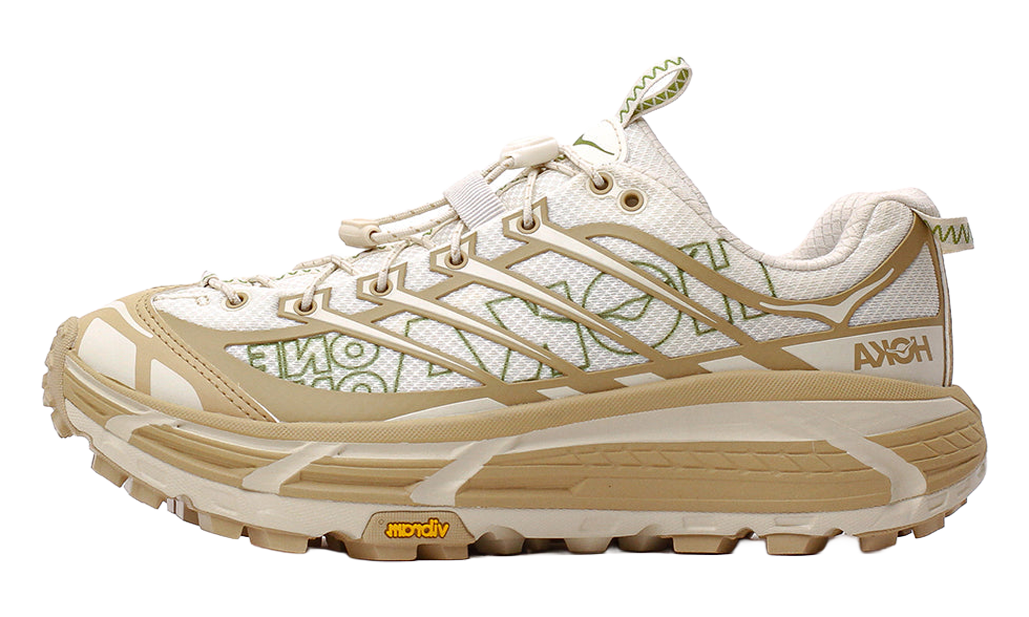 Mafate Three2 "Wordmark Khaki Oatmilk"