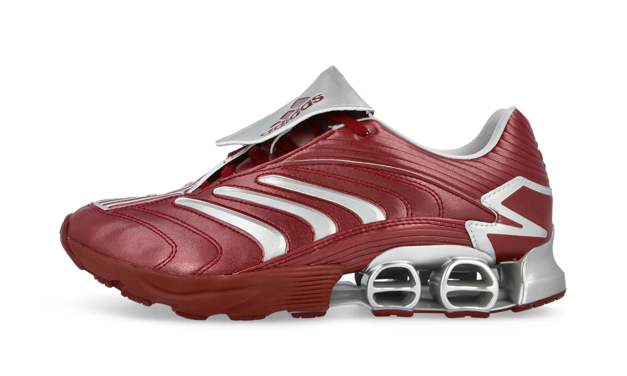 Predator Megaride "Collegiate Burgundy / Silver Metallic"