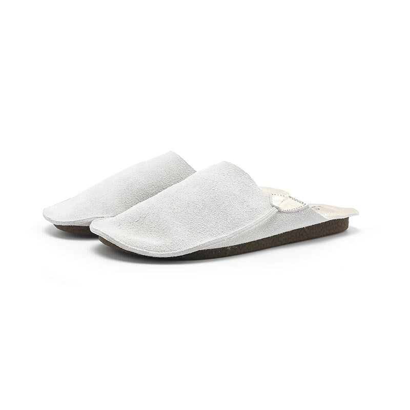 Premium Soft Leather Slip-On Mules Summer Slippers Comfortable Casual Flat Shoes in 10 Colors
