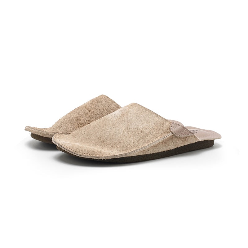 Premium Soft Leather Slip-On Mules Summer Slippers Comfortable Casual Flat Shoes in 10 Colors